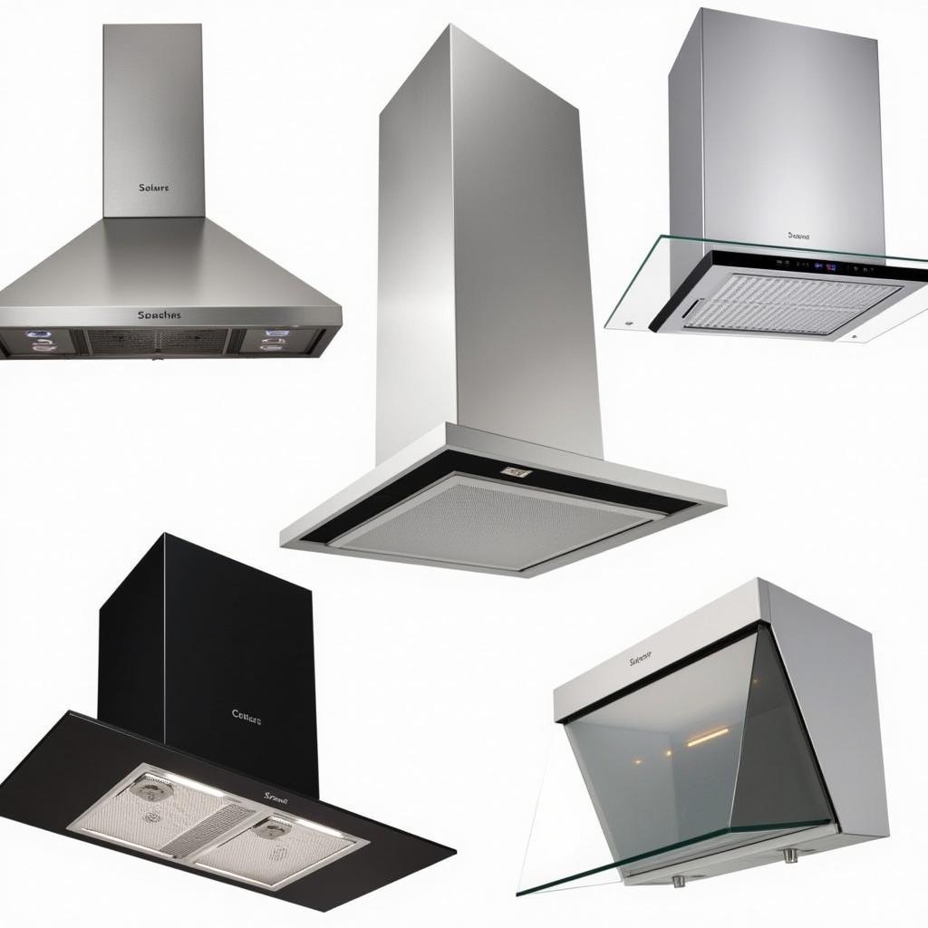 Various Styles of Floating Kitchen Hoods