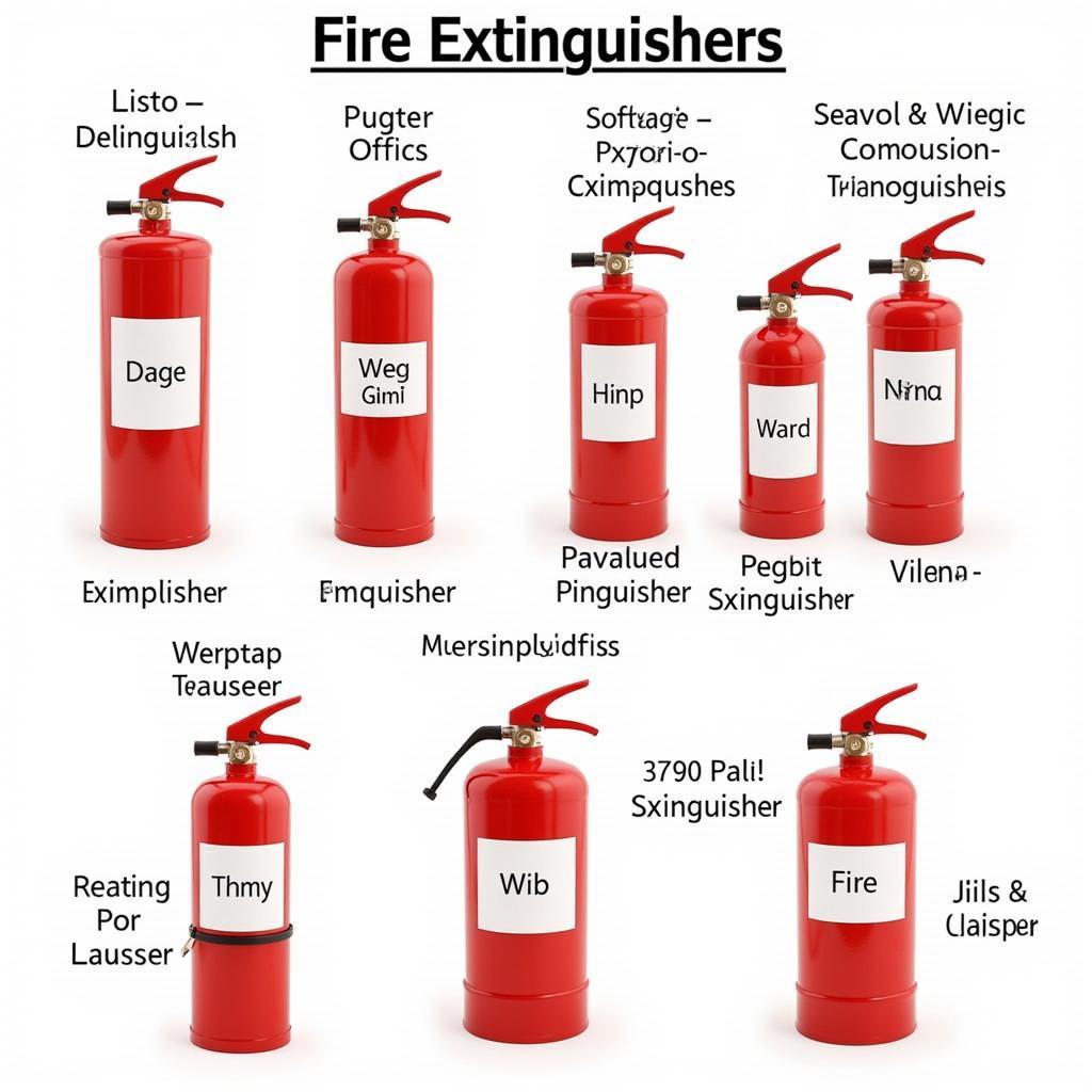 Different Types of Fire Extinguishers