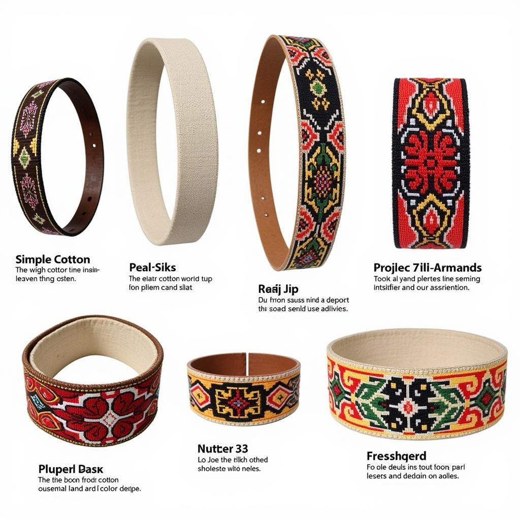 Variety of Pra Jiad Armbands