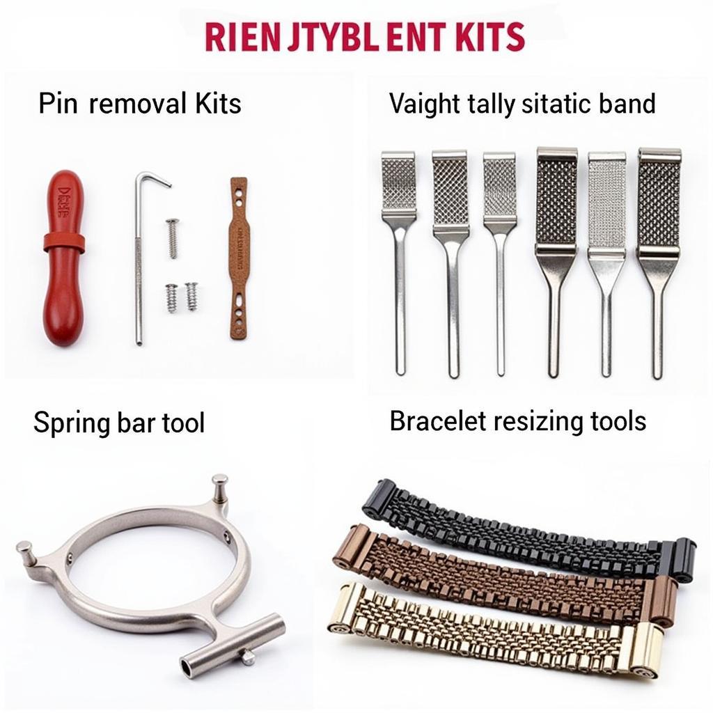 Different Watch Band Adjustment Kits