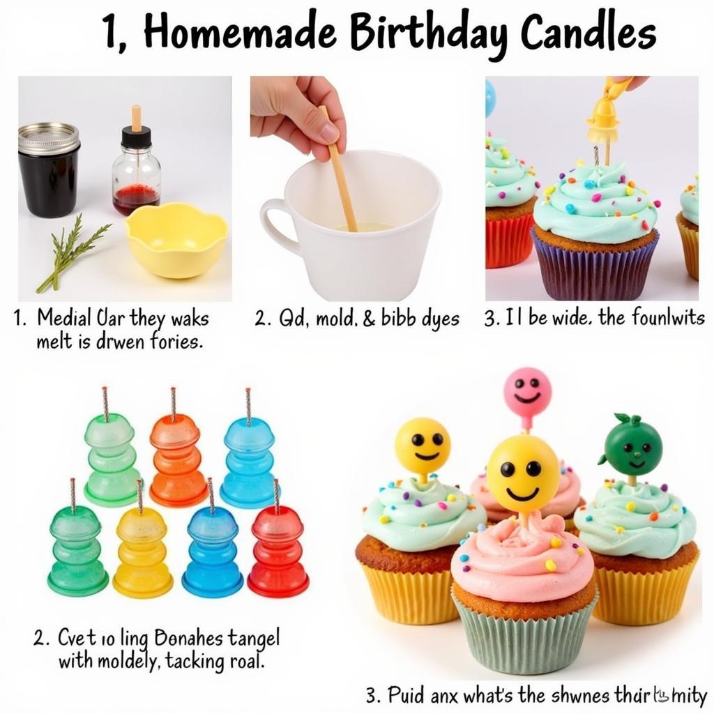 DIY Cupcake Candles