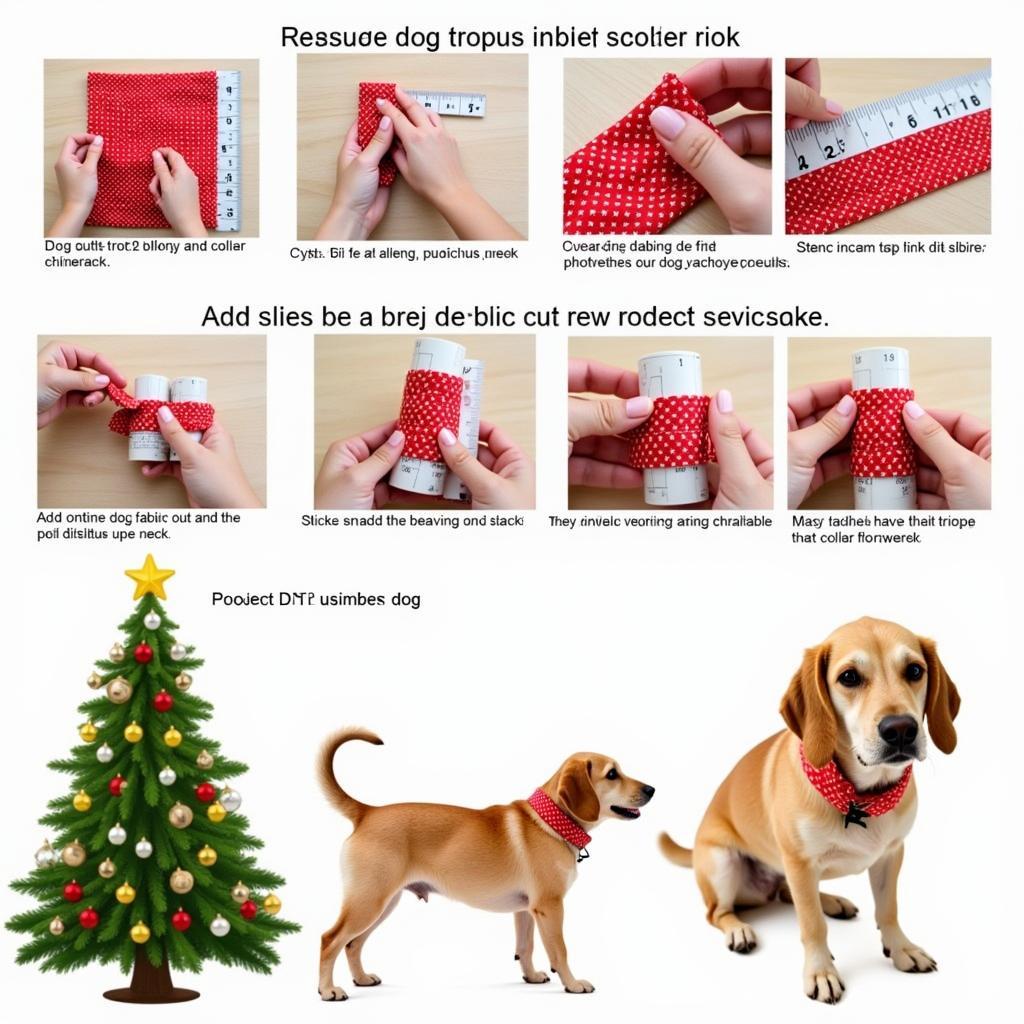 DIY Dog Christmas Collar with Bells