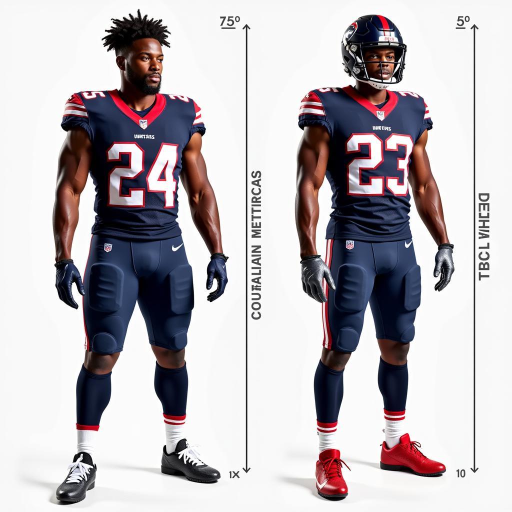 DK Metcalf vs. Courtland Sutton Size Comparison