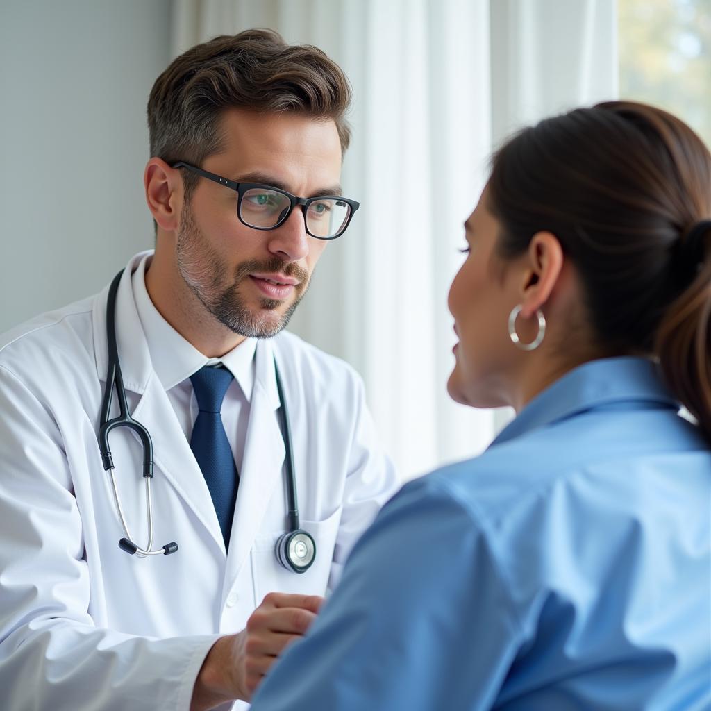 Doctor Examining Patient