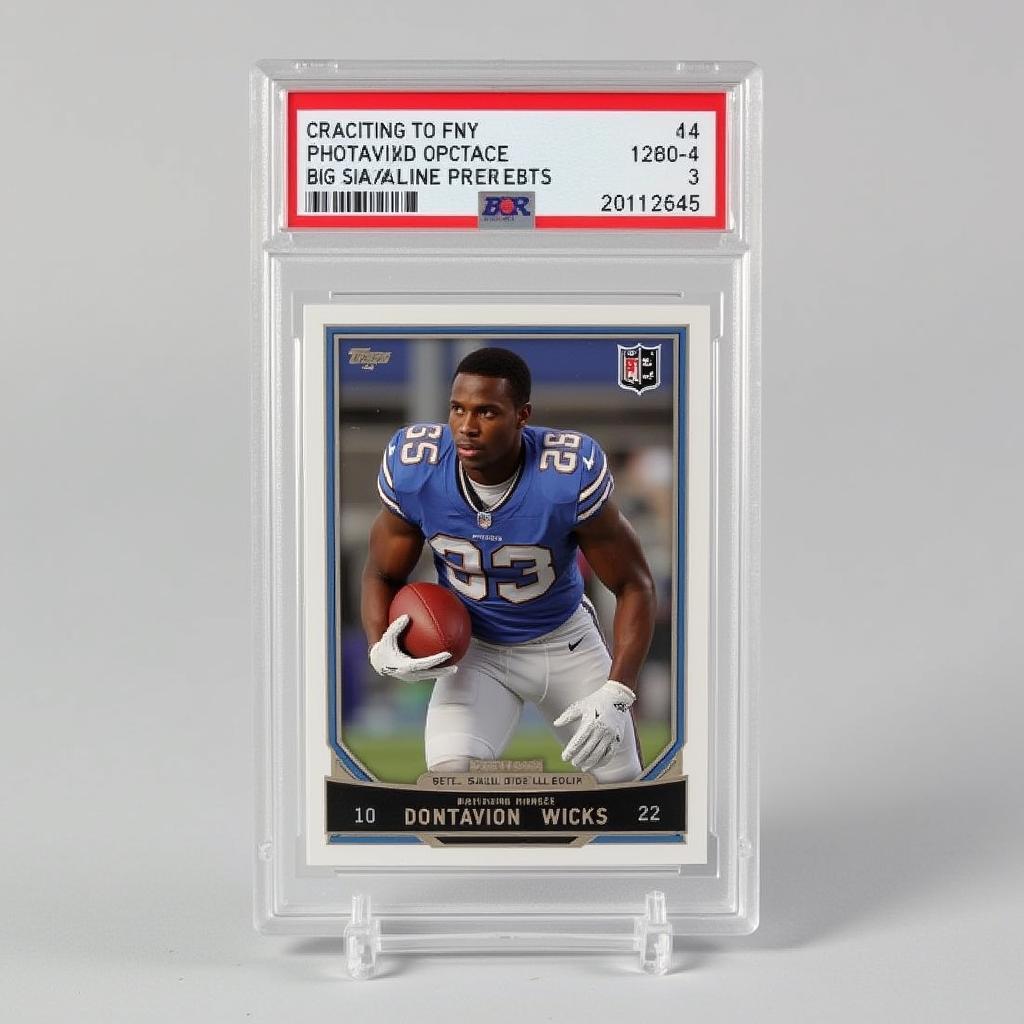 Dontayvion Wicks Rookie Card Graded PSA 10