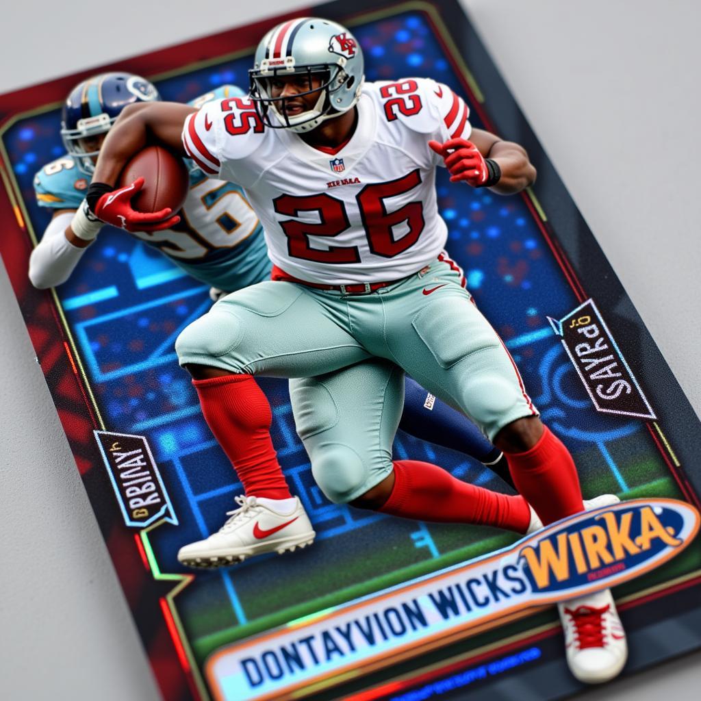 Dontayvion Wicks Panini Prizm Rookie Card