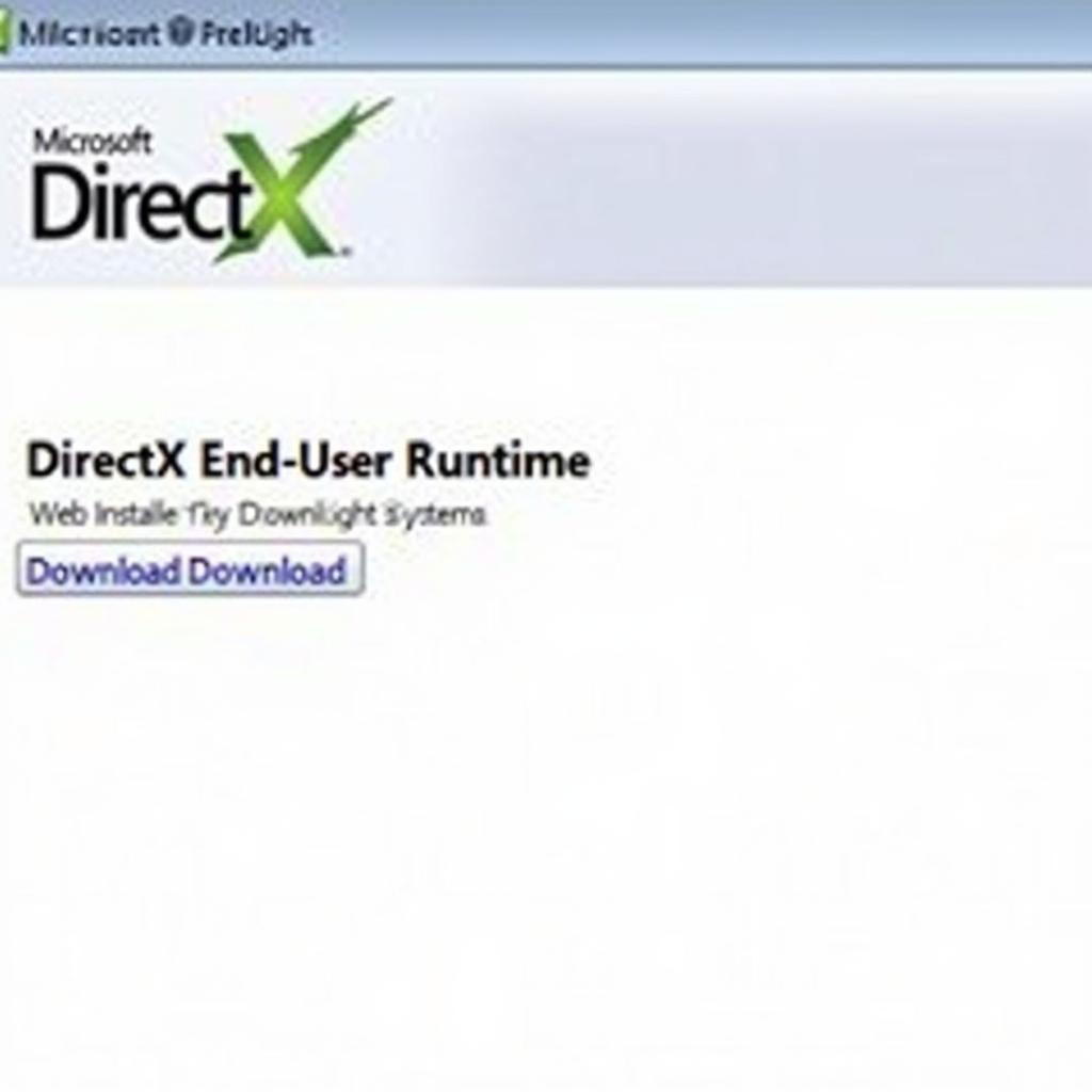 Downloading DirectX from the Official Microsoft Website