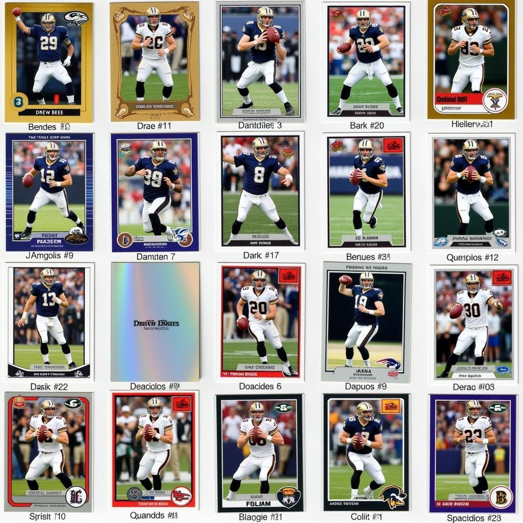 Variations of Drew Brees Rookie Cards