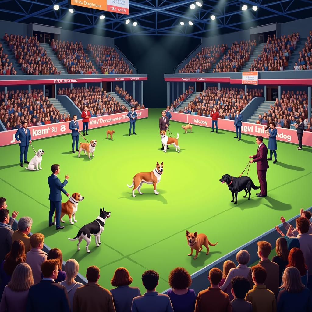 Dynasty Dog Game Competition Arena