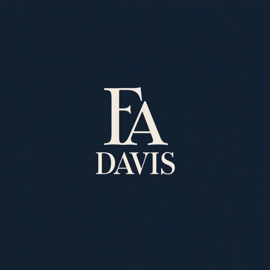 Logo of a fictional organization with the initials E A Davis