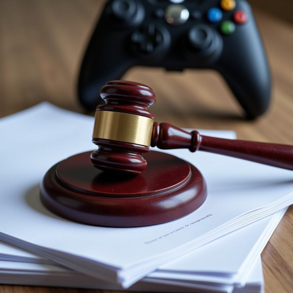 EA Class Action Lawsuit Gavel and Documents