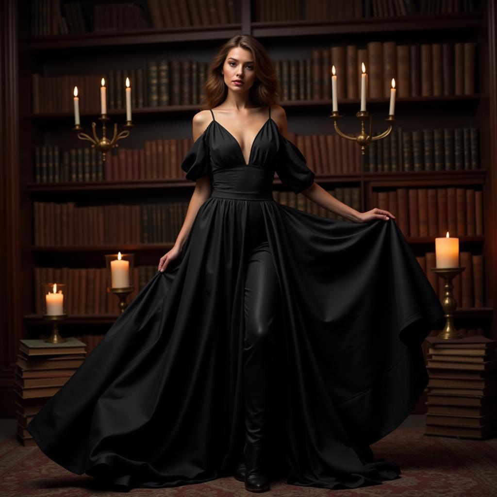 Editorial Fashion Occult: Embracing Dark Romanticism