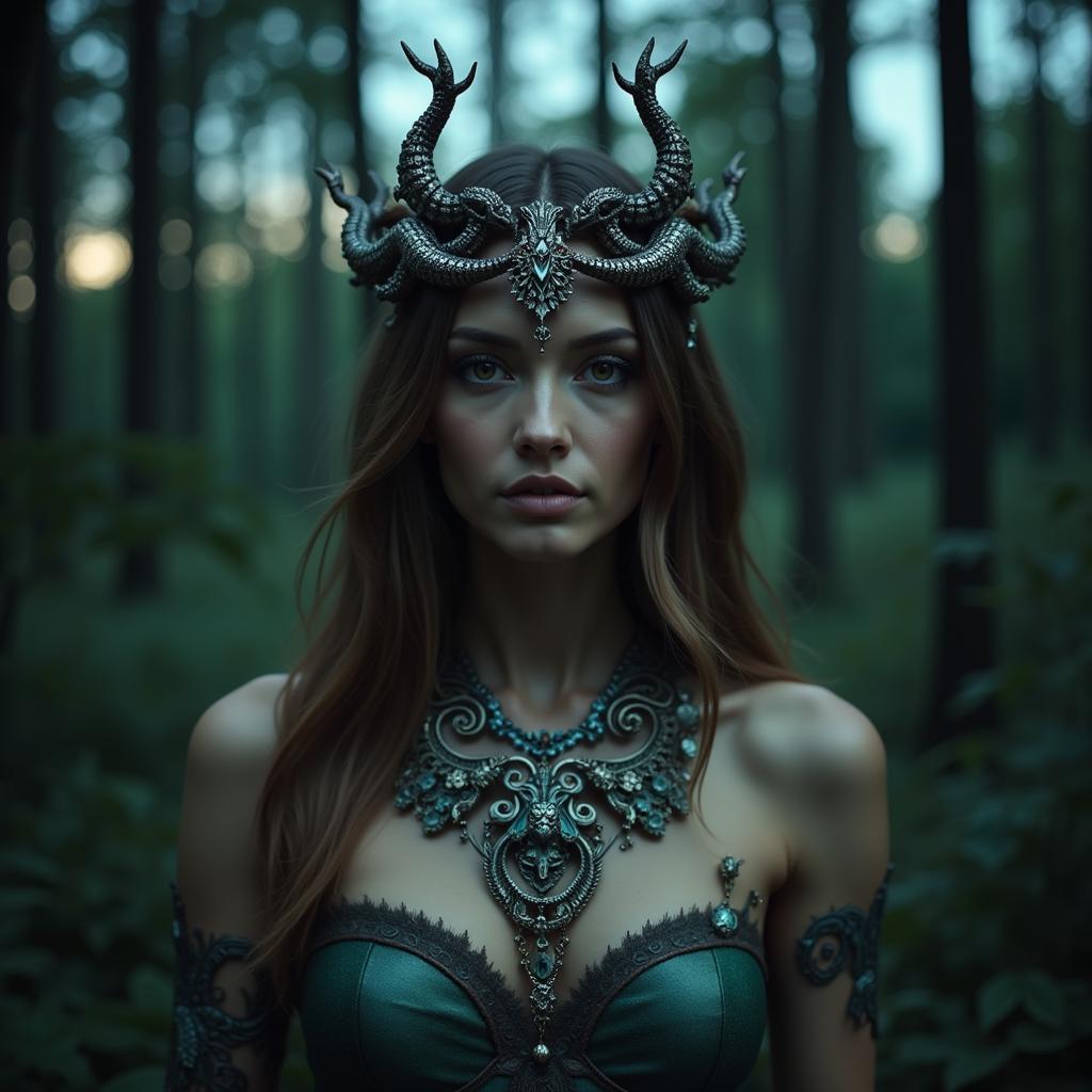 Editorial Fashion Occult: Mythical Creatures and Symbolism