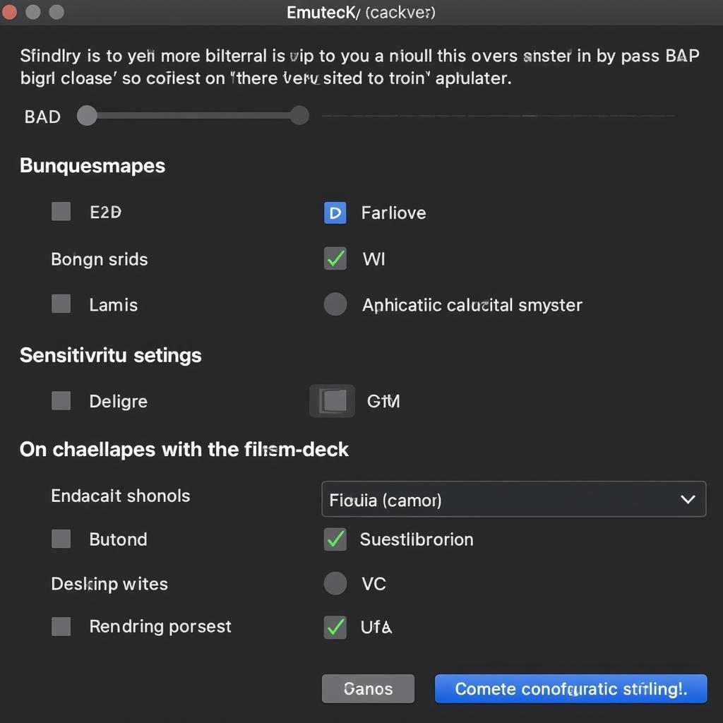 Emudeck Controller Configuration Settings