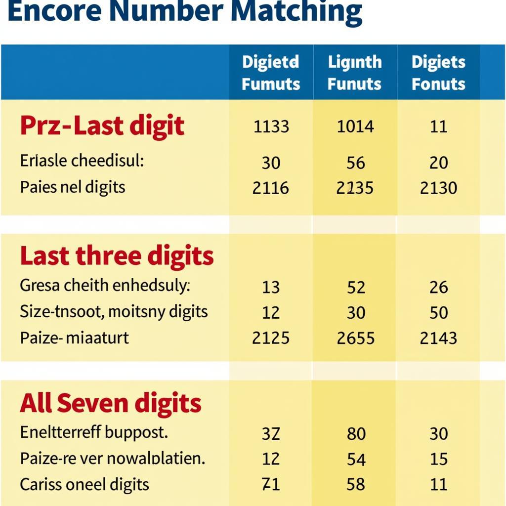 Illustrative Encore Winning Scenarios