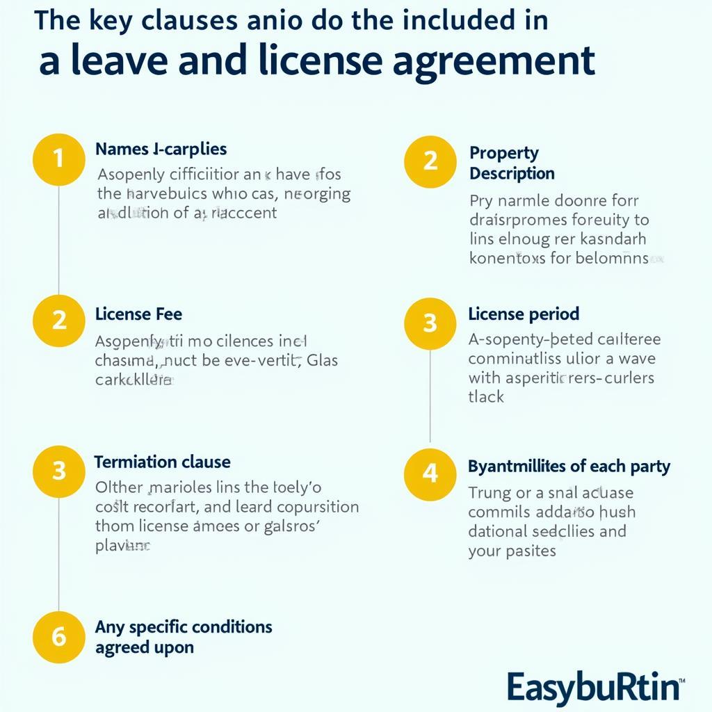 Essential Clauses in a Leave & Licence Agreement