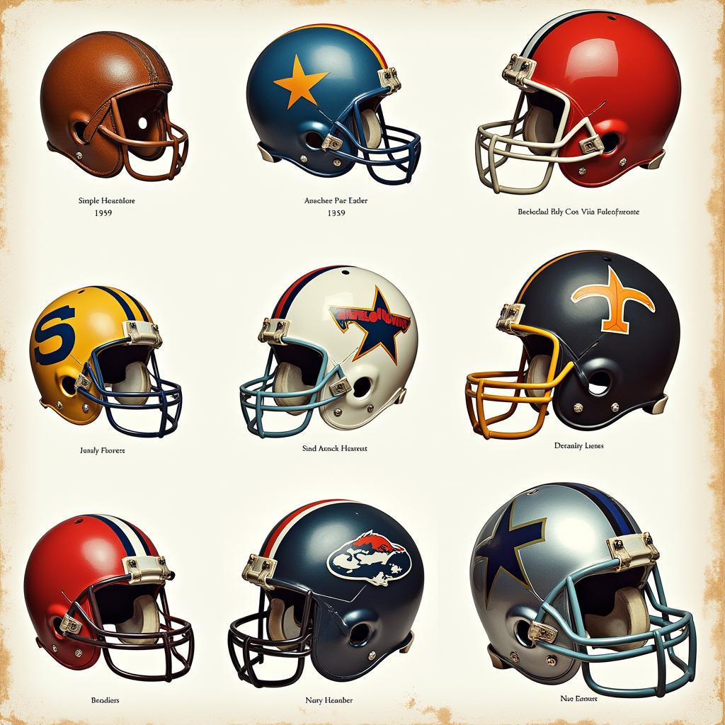 Evolution of NFL Helmets from Leather to Chrome