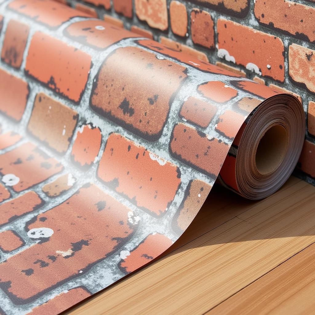 Exterior Wallpaper Brick Pattern