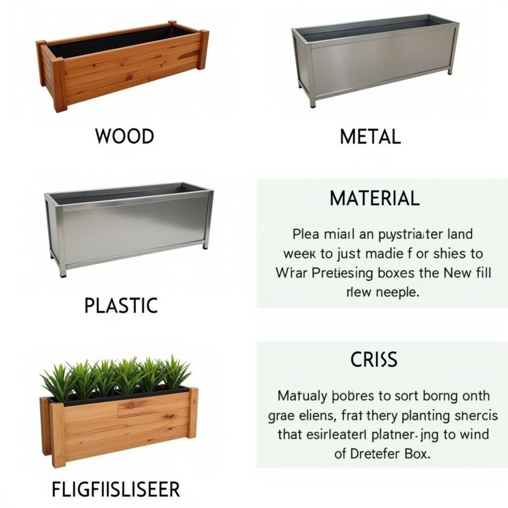 Different Materials for Extra Long Planter Boxes