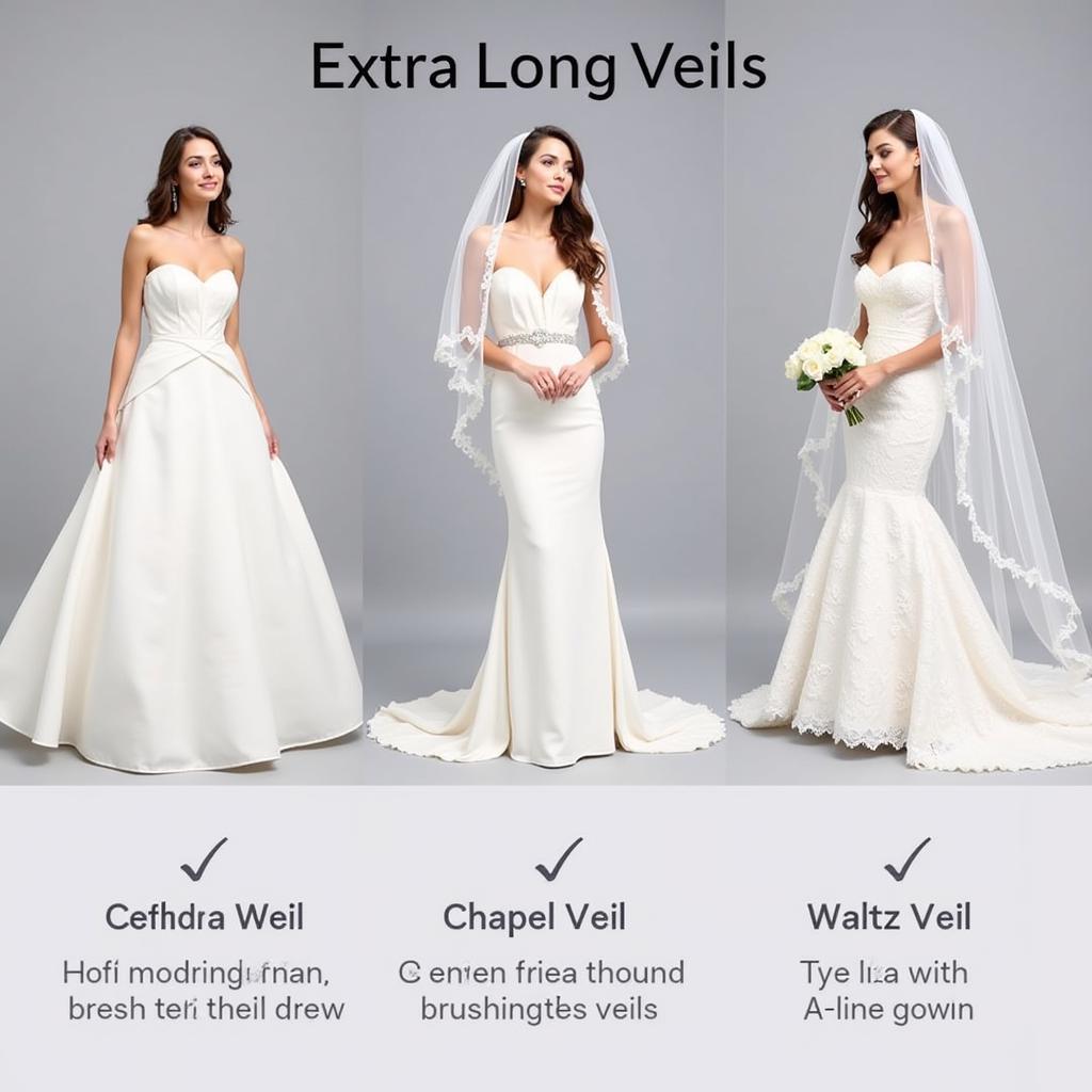 Extra Long Veil Styles: Cathedral, Chapel, and Waltz