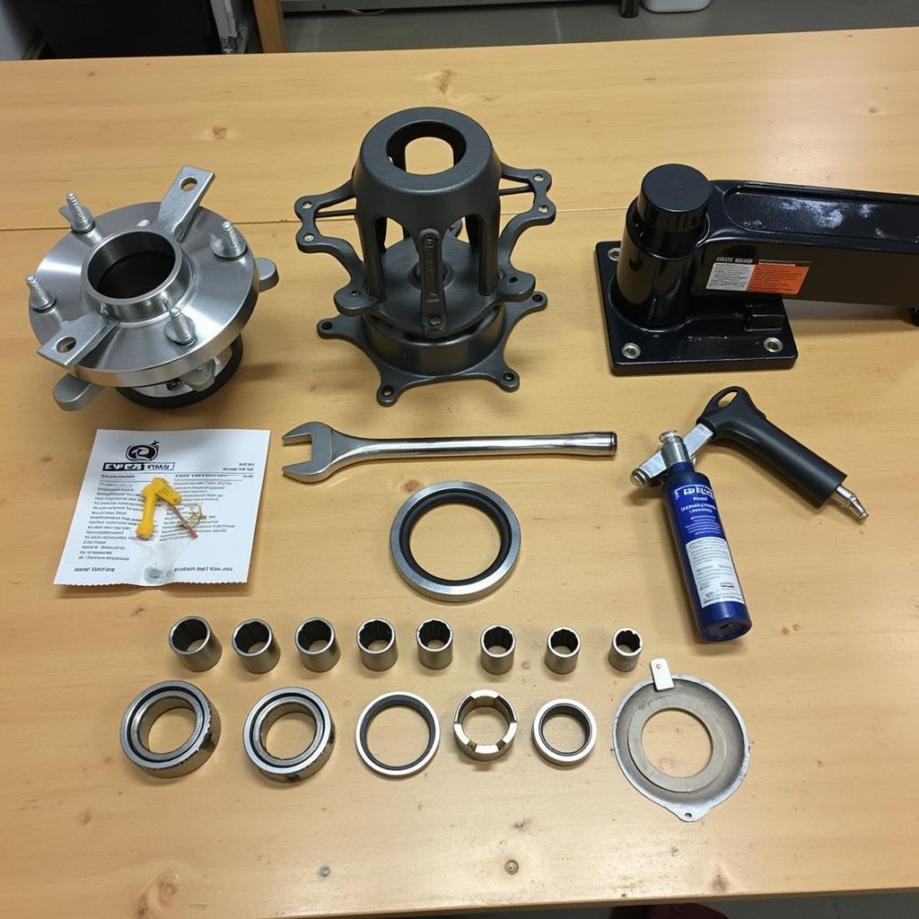 Tools and Materials for Ez Loader Hub Replacement