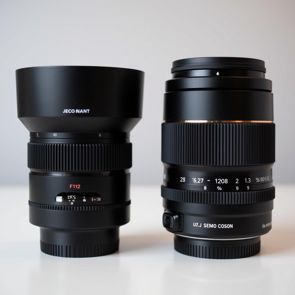 F1.2 vs F1.4 Lens Size Comparison