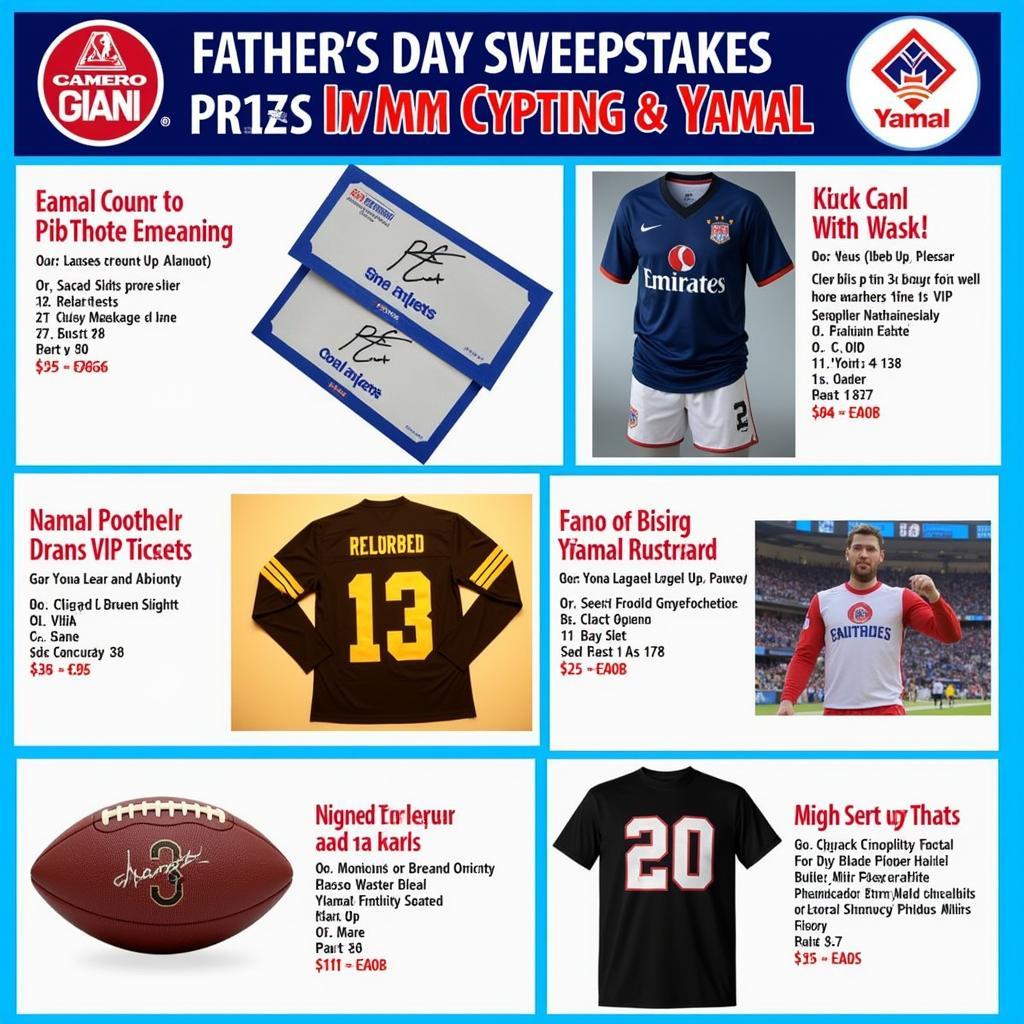 Father's Day Sweepstakes Prizes