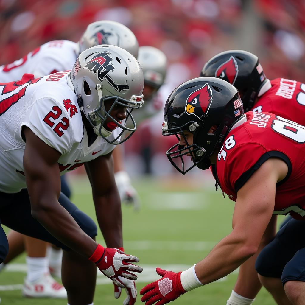 FAU Offensive Line vs Louisville Defense