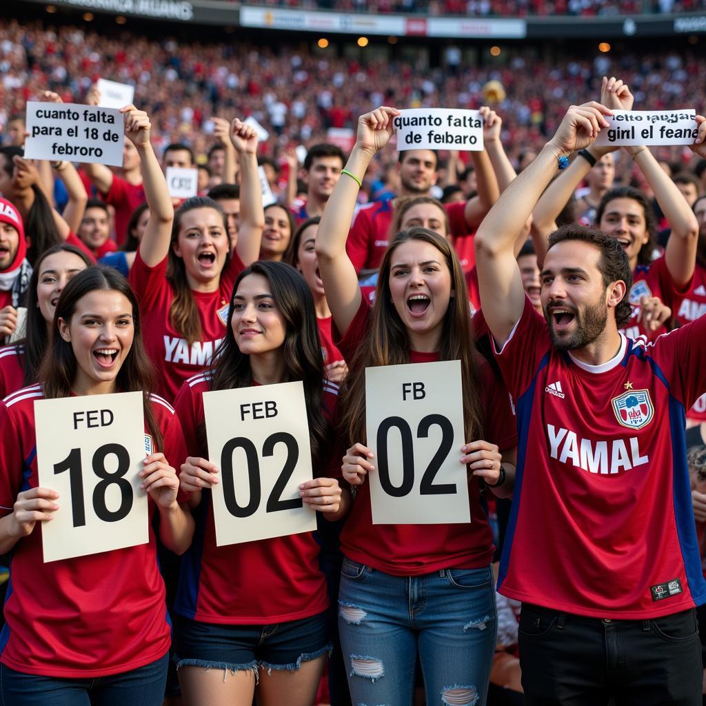 Yamal Fans Counting Down to February 18th