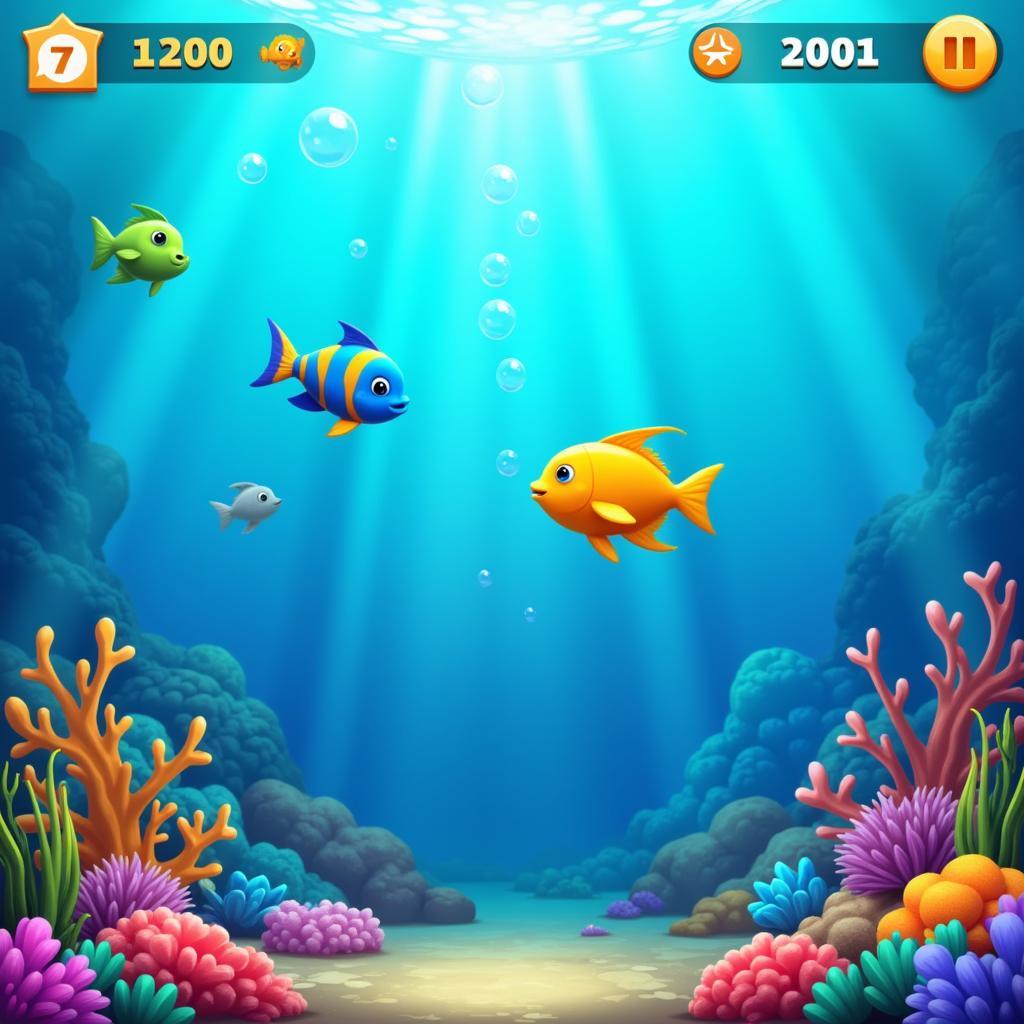 Feeding Frenzy Online Gameplay Screenshot