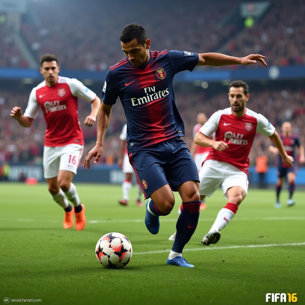 FIFA 16 Demo Gameplay featuring Yamal-inspired moves