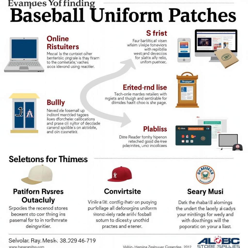 Various Sources for Finding Baseball Uniform Patches - Online Retailers, Auction Sites, and Specialty Stores