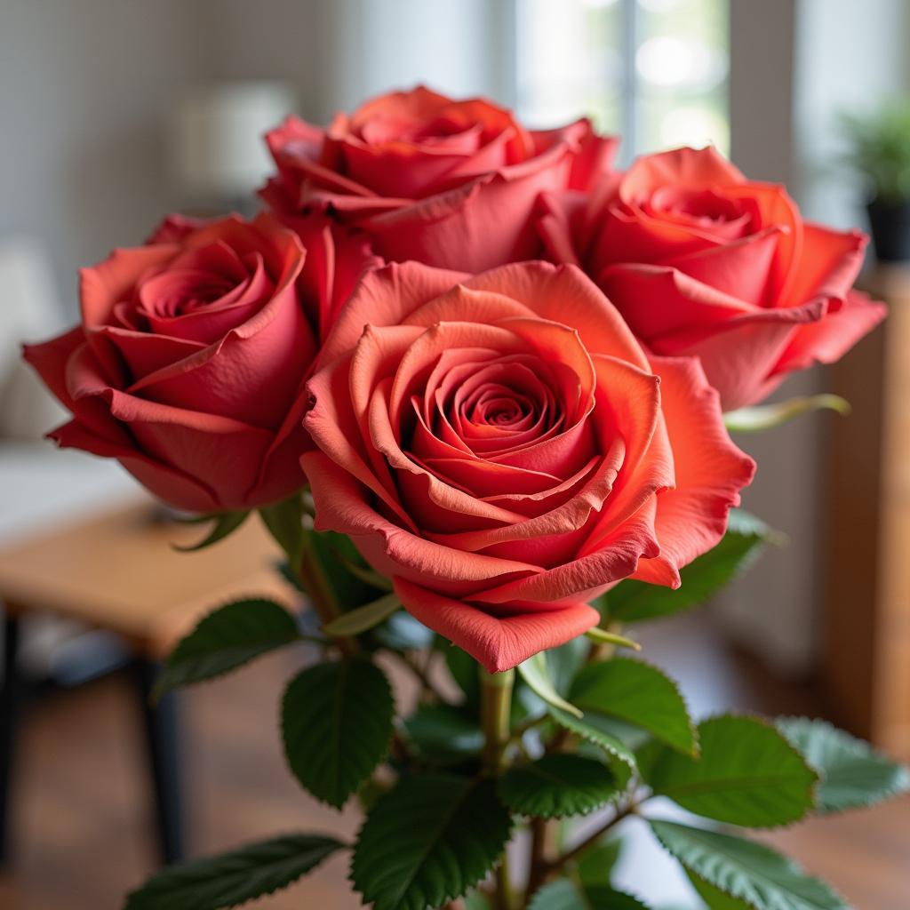 Fire and Ice Rose Bouquet