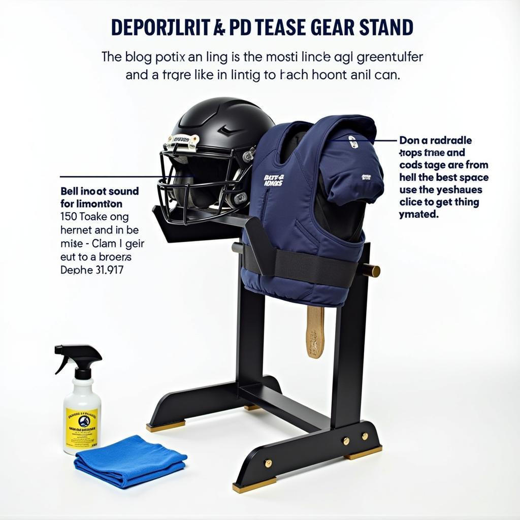 Maintaining Your Football Gear with a Stand