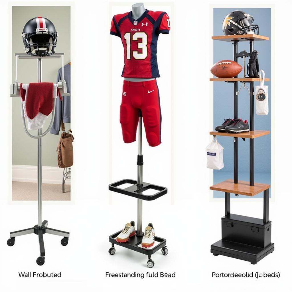 Different Types of Football Gear Stands