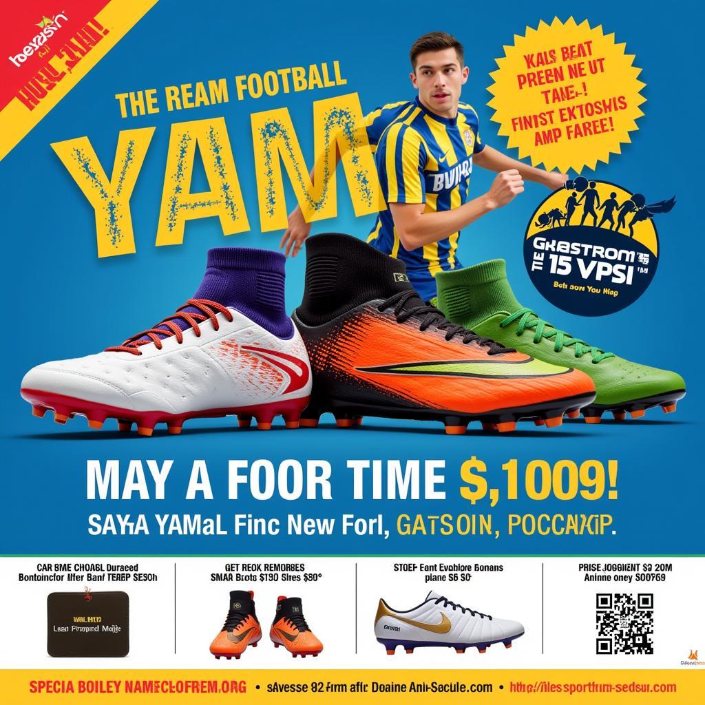 Yamal Football Program Ad Design