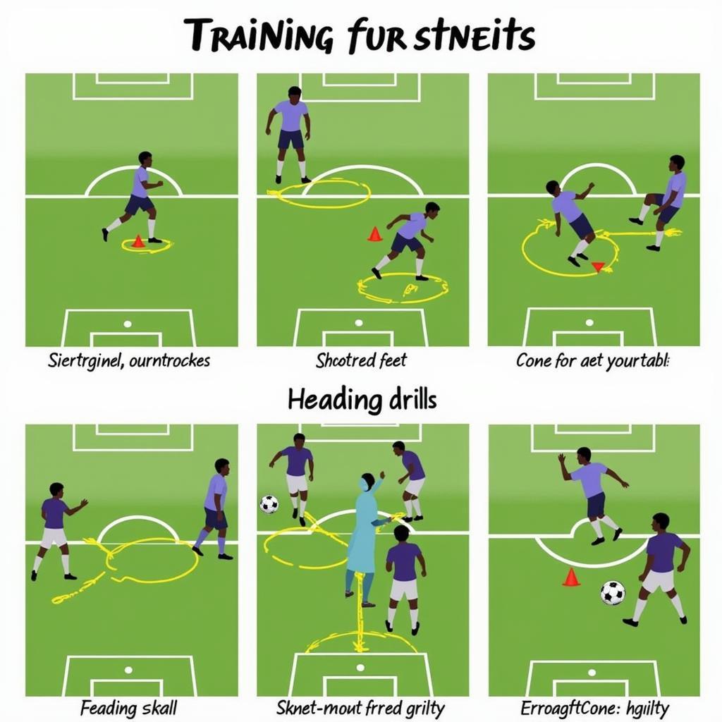 Football Striker Training Drills