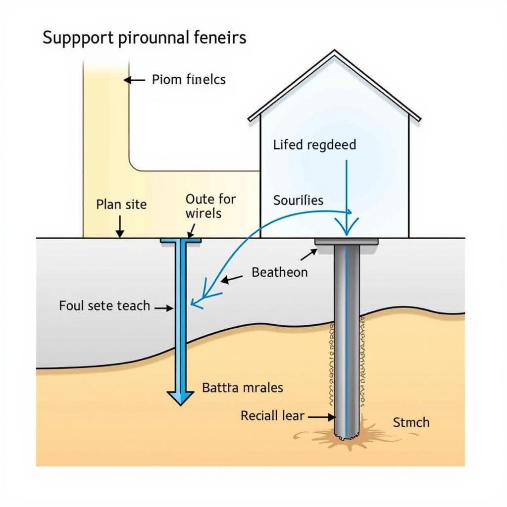 Foundation repair using piers