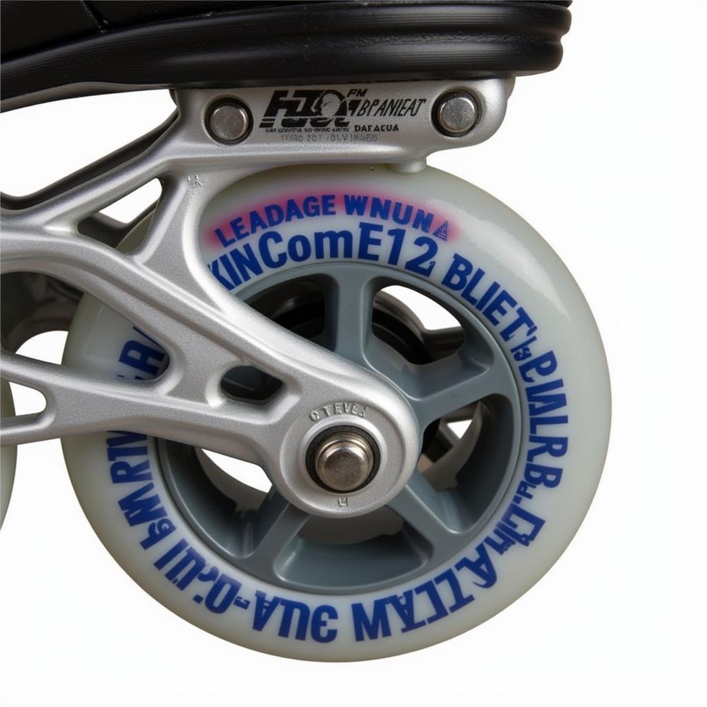 Close-Up of FR1 Skate Wheel and Frame