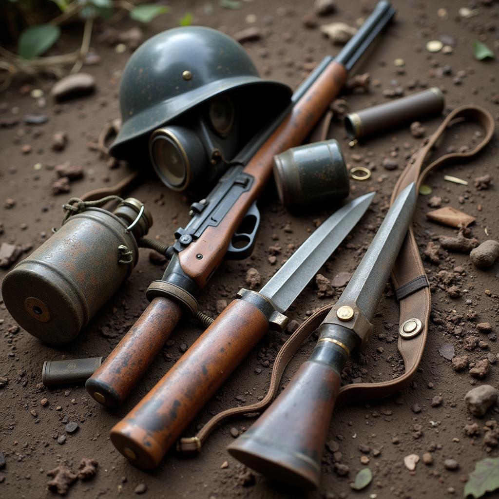 French Trench Raider Equipment during World War I