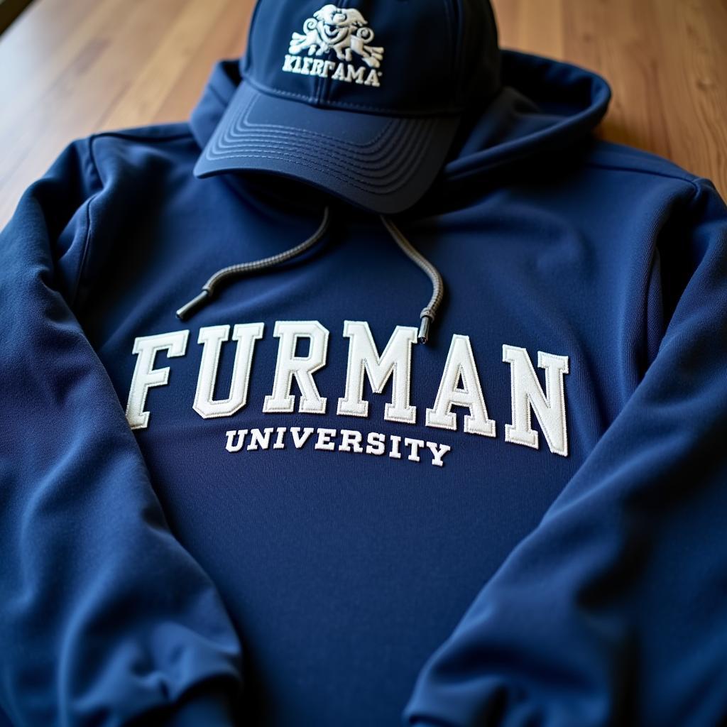 Furman University Hoodie and Hat