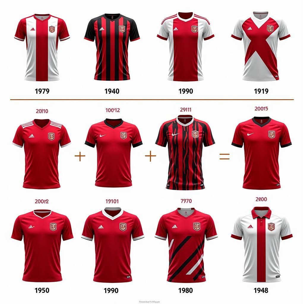 Galatasaray FC Shirt Evolution Through the Years