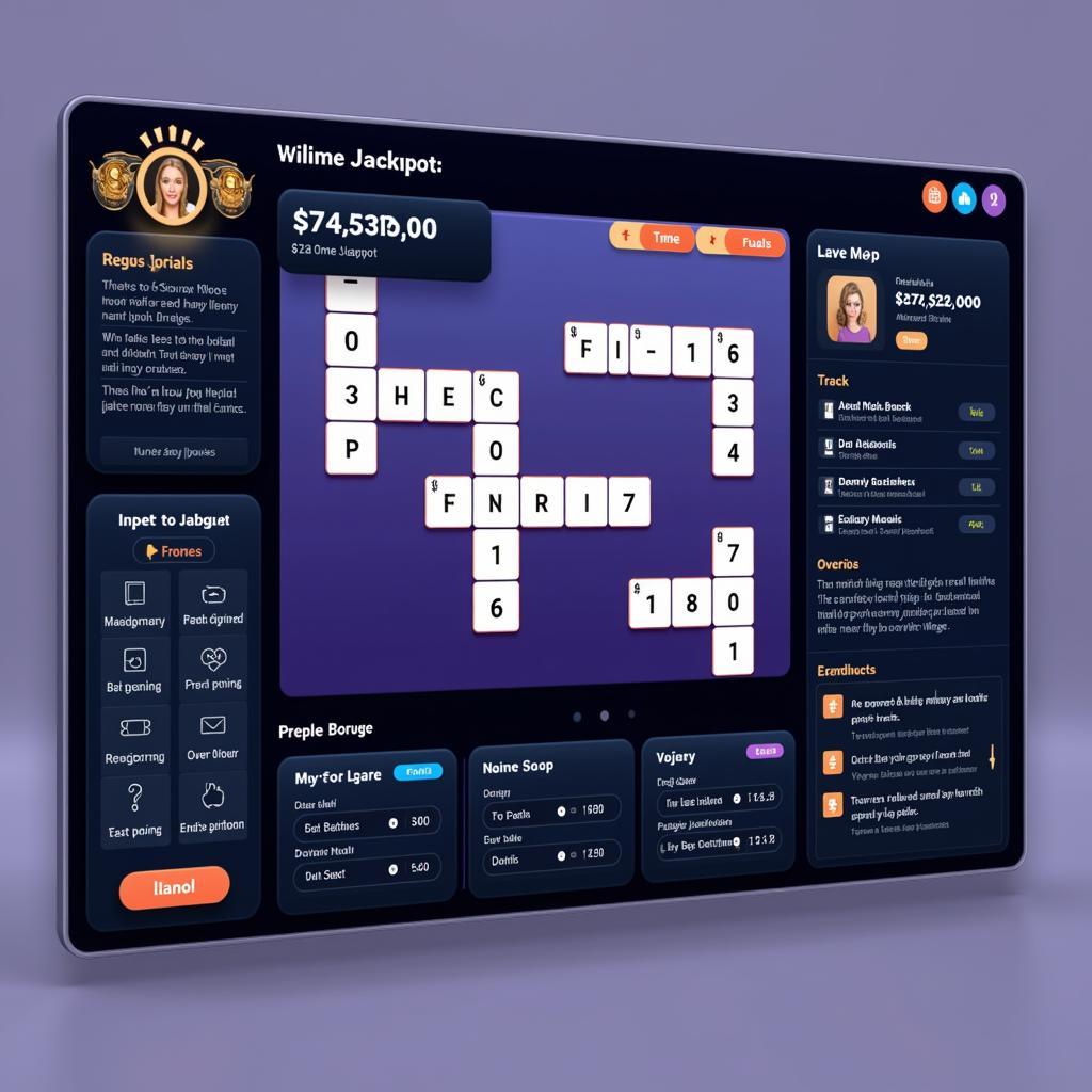 Online Platform for Game with a Jackpot Crossword