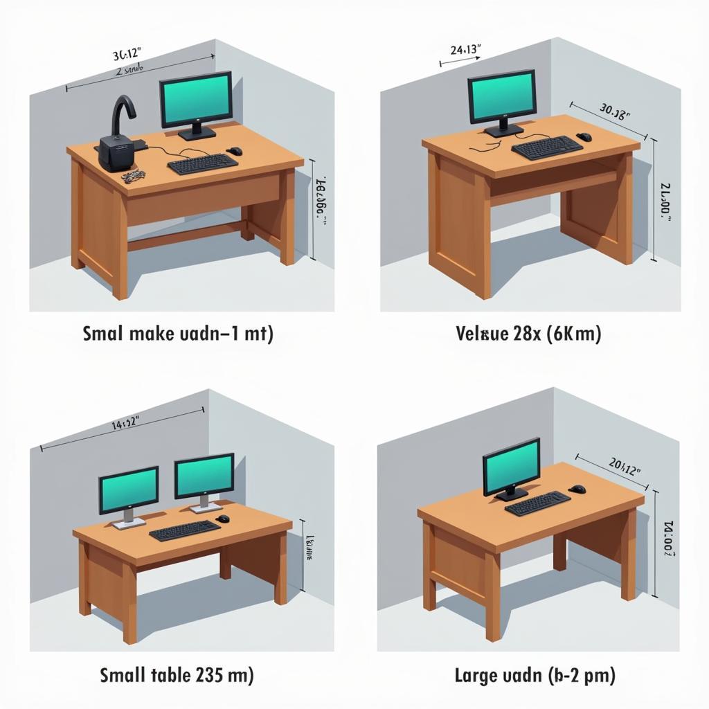 Gaming Table Size Comparison