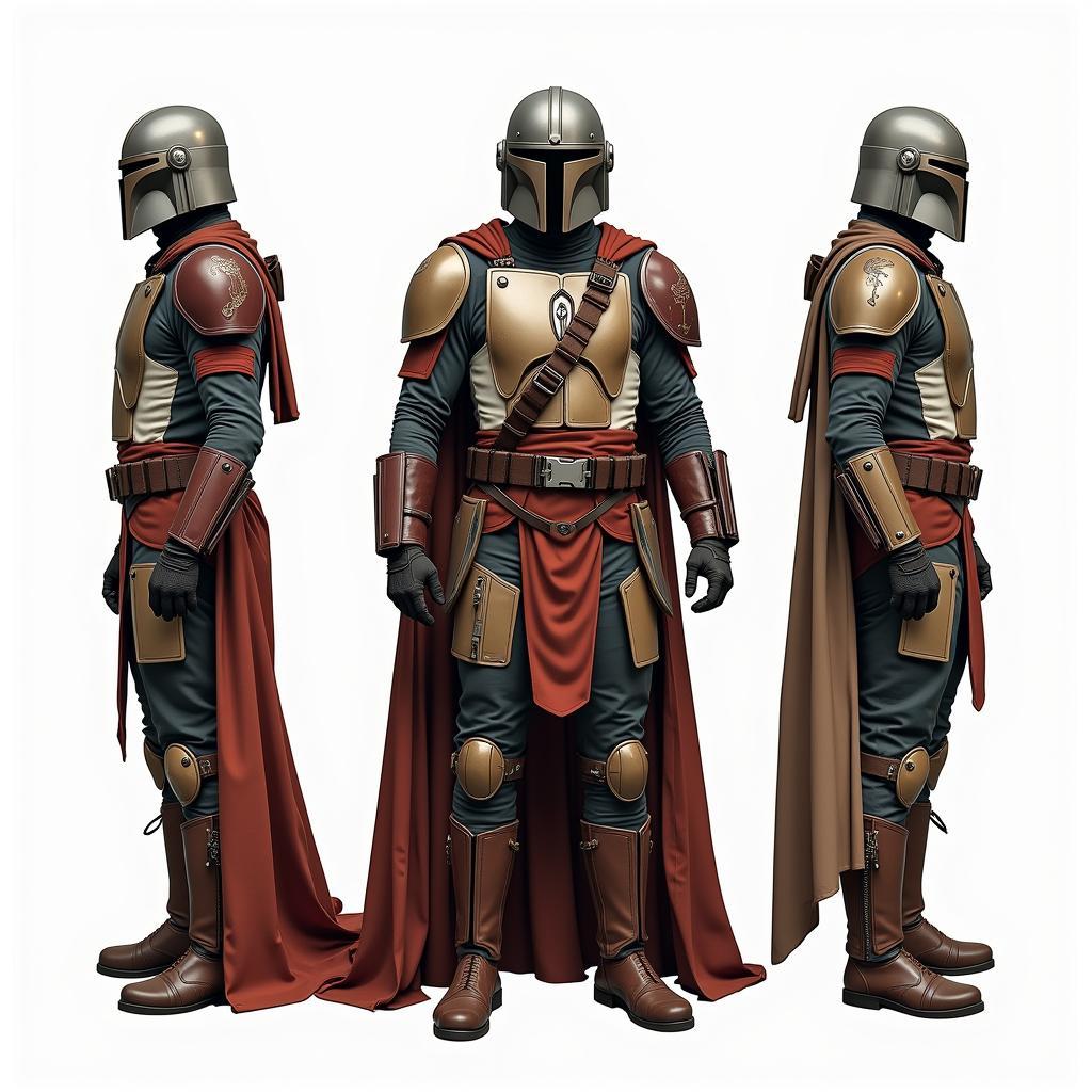 Gar Saxon in Full Mandalorian Armor