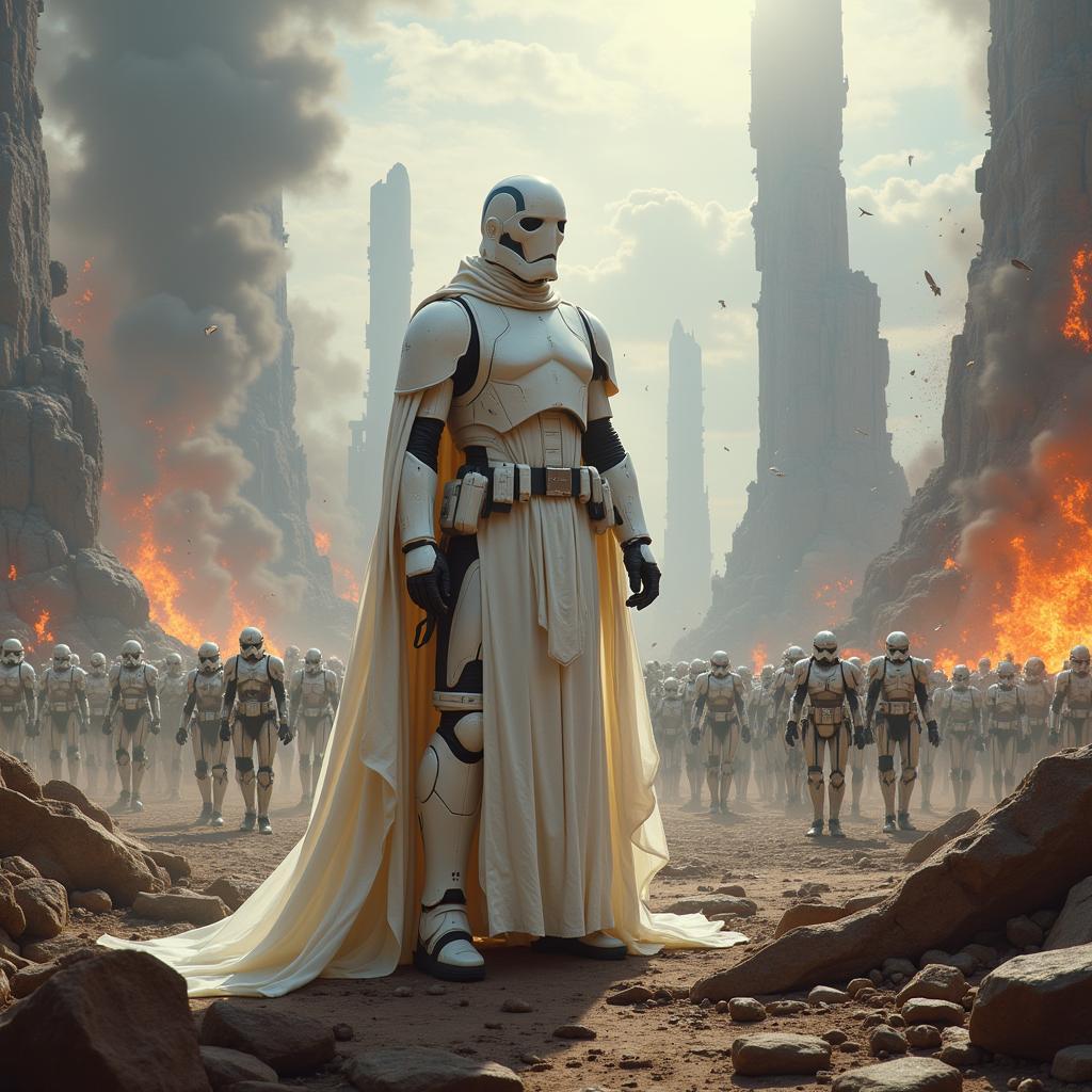 General Grievous White Leading Separatist Army