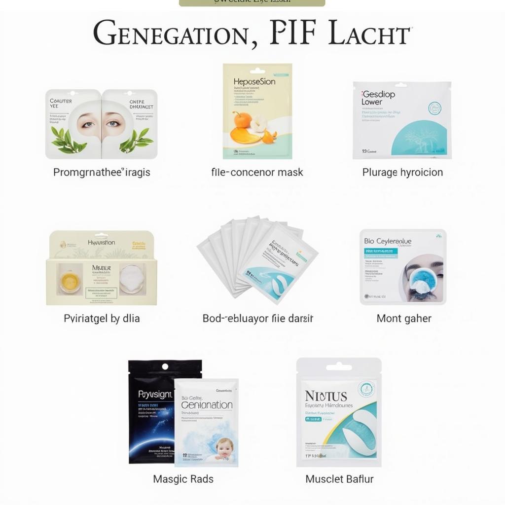 Variety of Generation Skin Eye Patches