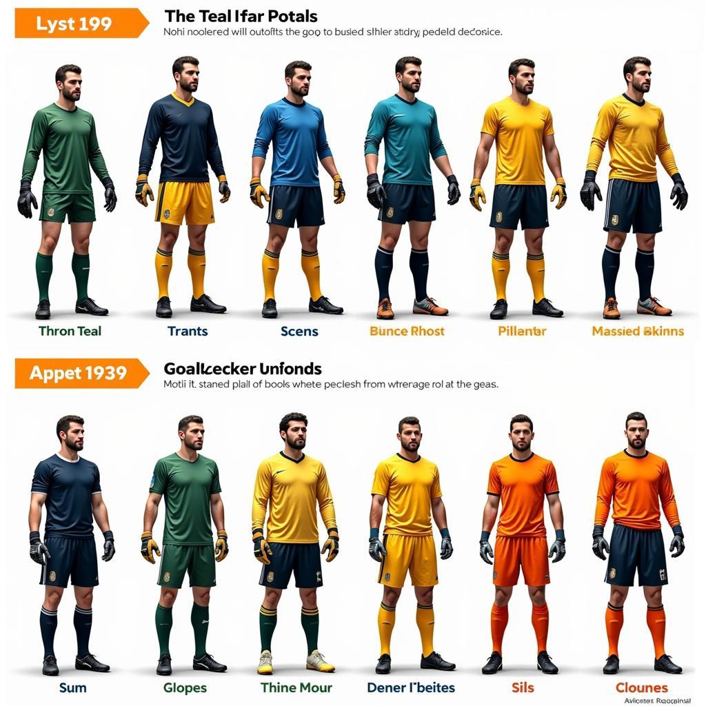 Evolution of Goalkeeper Uniforms