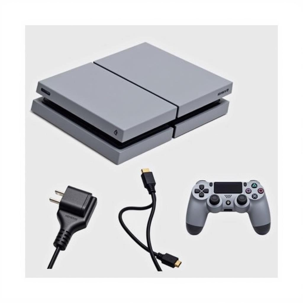 Setting up a Grey PS4 Console