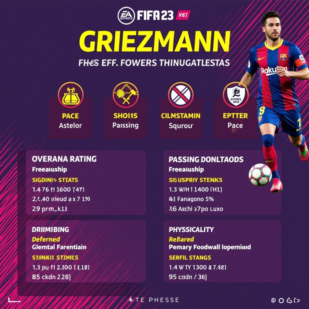 Antoine Griezmann FIFA 23 Ratings and Stats